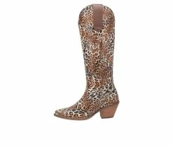 Women's Dingo Boot Cheetah Cowgirl Western Boots 11 Women's Dingo Boot Cheetah Cowgirl Western Boots -Ankle Boots Shoe 3 419