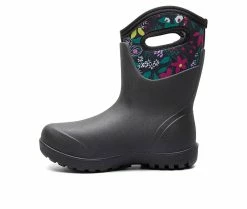 Women's Bogs Footwear Neo-Classic Mid Cartoon Flower Winter Boots -Ankle Boots Shoe 3 445