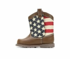 Boys' Natural Steps Infant & Toddler Stripes Cowboy Boots -Ankle Boots Shoe 3 484