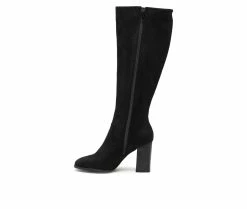 Women's London Rag Zilly Knee High Heeled Boots 10 Women's London Rag Zilly Knee High Heeled Boots -Ankle Boots Shoe 3 495