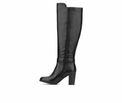 Women's New York And Company Andrina Knee High Heeled Boots -Ankle Boots Shoe 3 520