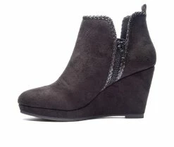 Women's CL By Laundry Volcano Wedge Booties -Ankle Boots Shoe 3 7