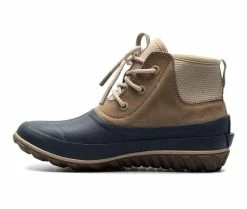 Women's Bogs Footwear Classic Casual Lace Leather Rain Boots -Ankle Boots Shoe 3 70