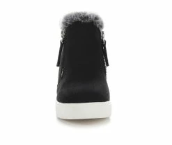 Girls' Soda Little Kid & Big Kid Tiffany Hidden Wedge Sneaker Boots -Ankle Boots Shoe 4 107