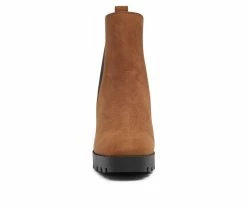 Women's London Rag Sonia Block Heel Booties 12 Women's London Rag Sonia Block Heel Booties -Ankle Boots Shoe 4 118