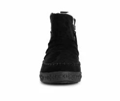 Women's MUK LUKS Street Richmond Booties -Ankle Boots Shoe 4 201