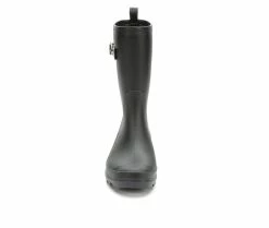 Women's Capelli New York Matte Solid Mid Rain Boots -Ankle Boots Shoe 4 270