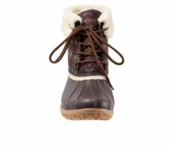 Women's Pendleton Diamond Peak Duck Mid Rain Boots -Ankle Boots Shoe 4 283