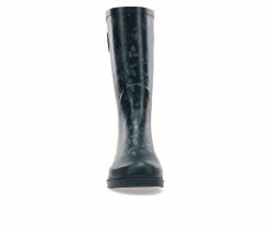 Women's Western Chief Feminine Floral Rain Boots -Ankle Boots Shoe 4 296