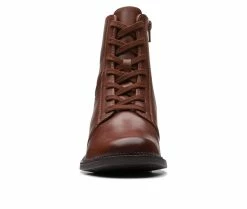 Women's Clarks Maye Step Lace Up Booties -Ankle Boots Shoe 4 31