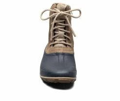 Women's Bogs Footwear Classic Casual Tall Lace Leather Rain Boots -Ankle Boots Shoe 4 319