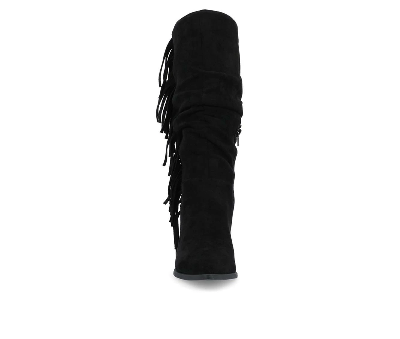 Women's Journee Collection Hartly-XWC Mid Calf Western Inspired Boot 7 Women's Journee Collection Hartly-XWC Mid Calf Western Inspired Boot - Image 5