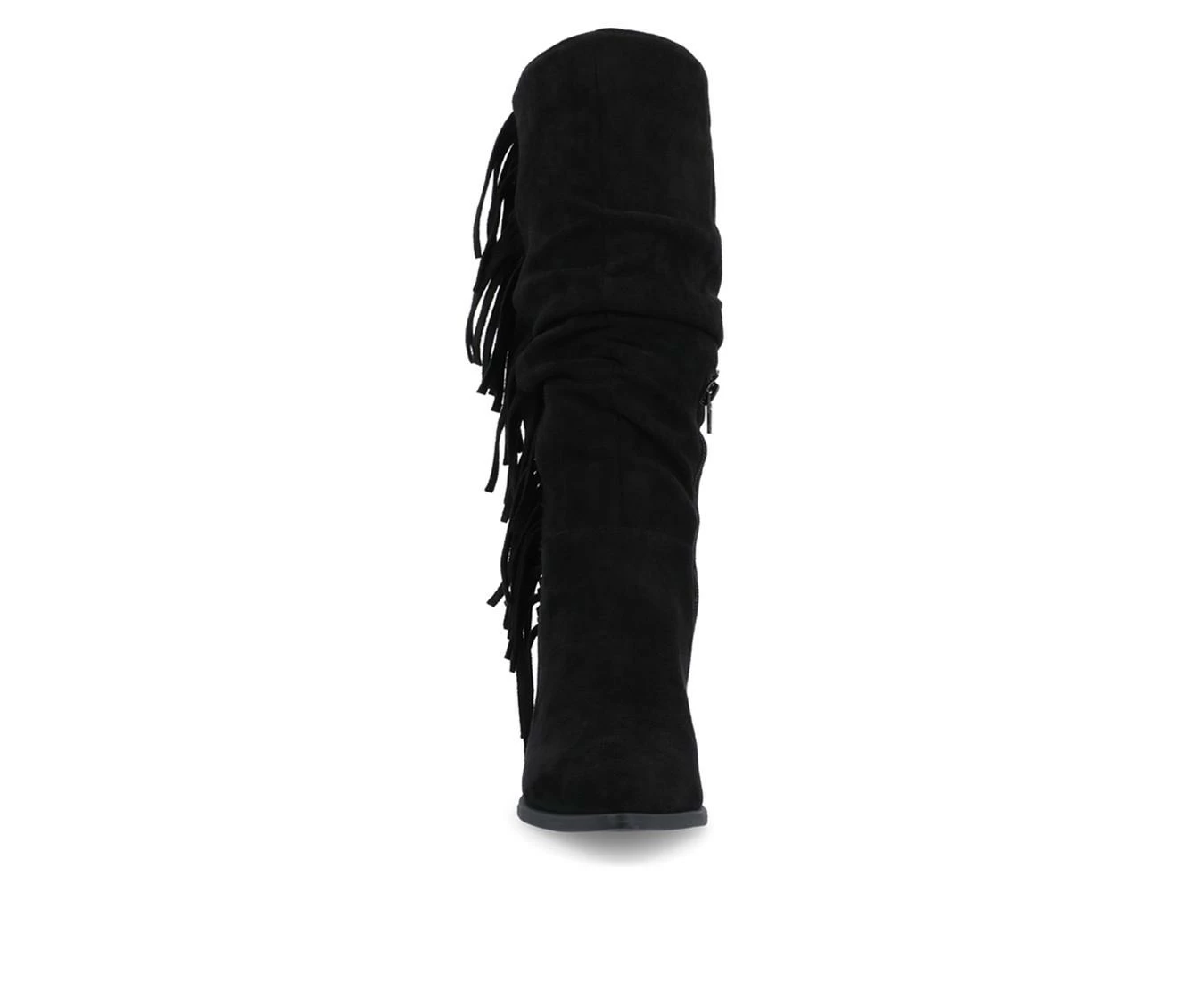 Women's Journee Collection Hartly Mid Calf Western Inspired Boot 7 Women's Journee Collection Hartly Mid Calf Western Inspired Boot - Image 5