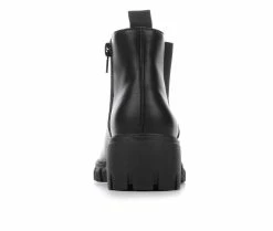 Girls' Soda Little Kid & Big Kid Pioneer Lugged Heel Boots -Ankle Boots Shoe 5 177