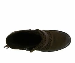 Women's SPRING STEP Gavotta Moto Boots -Ankle Boots Shoe 5 222