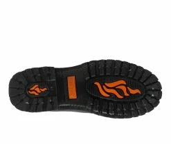 Women's AdTec 6' Reflective Double Zipper Biker Booties -Ankle Boots Shoe 5 231