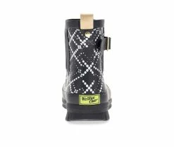 Women's Western Chief Dot Plaid Chelsea Rain Boots -Ankle Boots Shoe 5 232