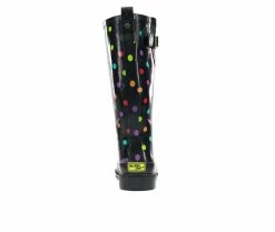 Women's Western Chief Dot City Rain Boots -Ankle Boots Shoe 5 239