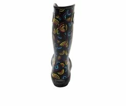 Women's Bogs Footwear Rainboot Wild Rainbow Rain Boots -Ankle Boots Shoe 5 281