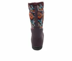 Women's Bogs Footwear Neo Classic Tall Glossy Abstract Rain Boots -Ankle Boots Shoe 5 343