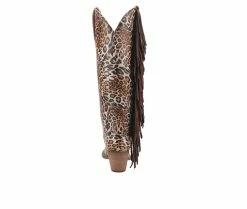 Women's Dingo Boot Cheetah Cowgirl Western Boots 13 Women's Dingo Boot Cheetah Cowgirl Western Boots -Ankle Boots Shoe 5 402