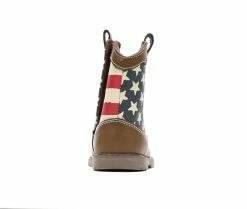 Boys' Natural Steps Infant & Toddler Stripes Cowboy Boots -Ankle Boots Shoe 5 465