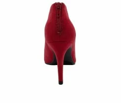 Women's Ellen Tracy Alssa Peep Toe Booties -Ankle Boots Shoe 5 54